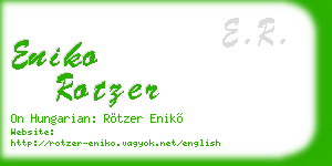 eniko rotzer business card