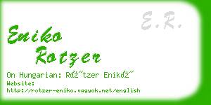 eniko rotzer business card